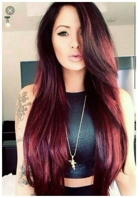 Red Hair Black Cherry Hair Color Black Cherry Hair Cherry Hair