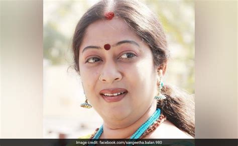 Tamil Actor Sangeetha Balan Arrested For Allegedly Running Prostitution