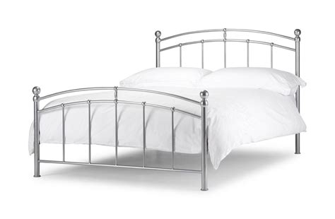 Chatsworth 3ft Single4ft6 Double5ft King Aluminium Silver Metal Bed