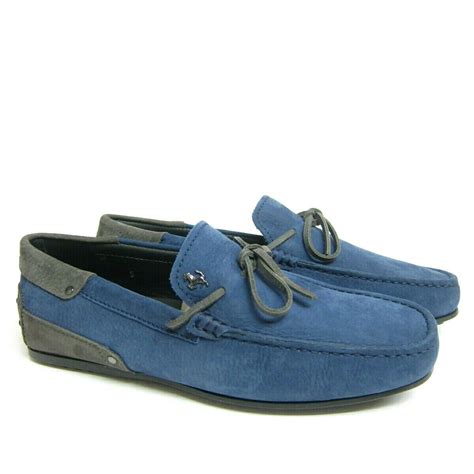 Whether worn with pant suits or leggings, buying them online you'll find a wider selection for any occasion! P-732999 New Tods Ferrari Blue Suede Gommini Drivers Loafers Shoe US 6 Marked 5 - Casual Shoes
