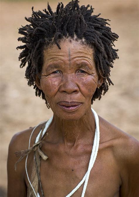 bushman woman with traditional hairstyle tsumkwe namibia traditional hairstyle african hair
