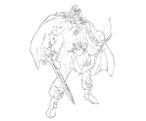 Marvel vs Capcom Taskmaster Coloring | Yumiko Fujiwara