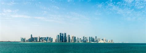Skyline Of Doha Qatar Image Free Stock Photo Public Domain Photo