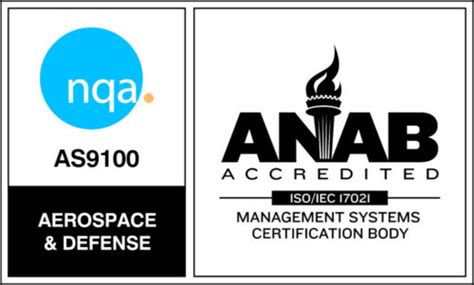 Accreditation For Aerospace And Defense Nqa As9100 And Anab Isoiec