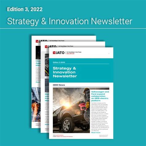 Strategy And Innovation Newsletter Edition 3 2022 Jato
