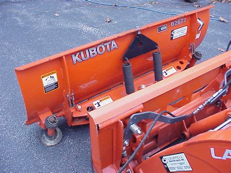 Kubota B2672 Snowplowgrader Blade Orangetractortalks Everything Kubota