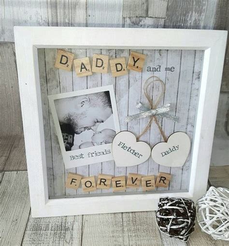Fathers Day Daddy Fathering Sunday Scrabble Art Frame Frame For