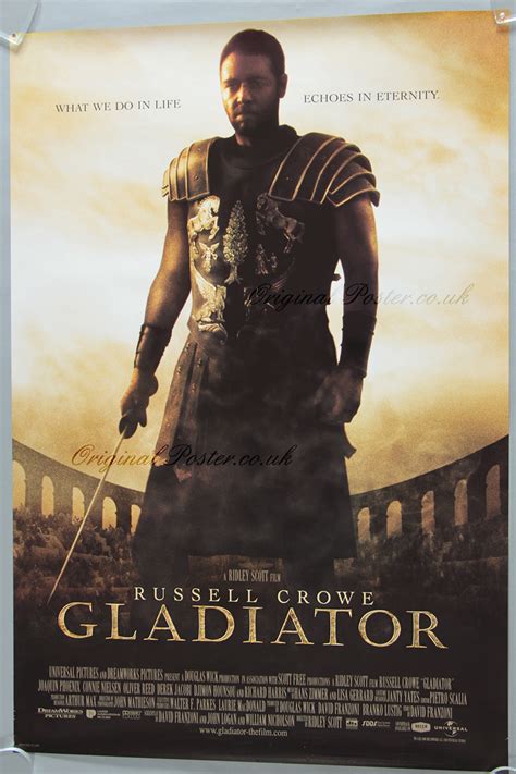 This can take years or sometimes days. Gladiator, Original Vintage Film Poster| Original Poster ...