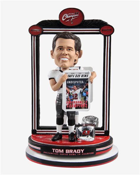 Tom Brady Tampa Bay Buccaneers And New England Patriots Dual Spinning Bo Foco