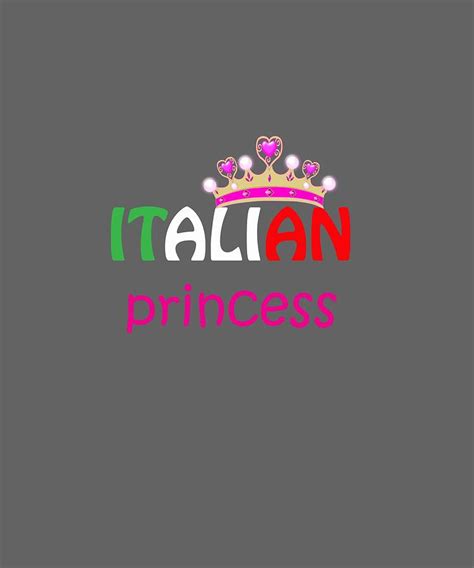 italian princess tiara italy flag hoodie digital art by do david