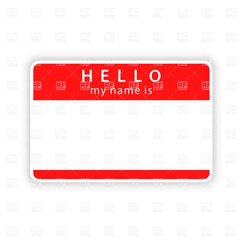 Name Badge Clipart Clipground