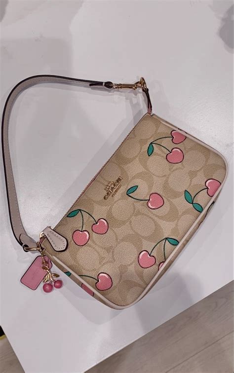 Coach Nolita In Heart Cherry Print Valentines Day Release Purse