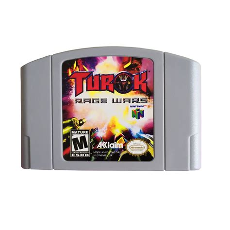 Buy Turok Rage Wars Game Cartridge Card For Nintendo 64 N64 Us Version