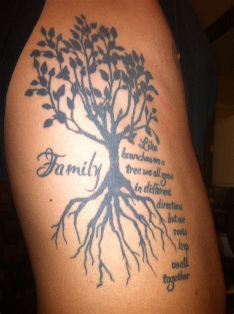 Family Tree Tattoo Designs With Names