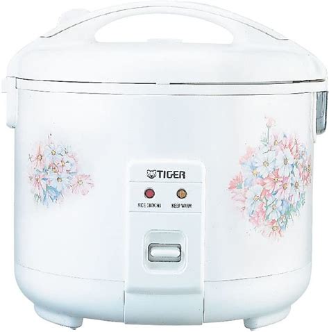 Tiger Cup Jnp White Electric Heating Rice Cooker With