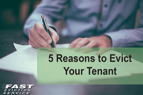 Five Reasons To Evict Your Tenant Fast Evict