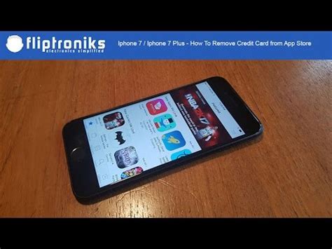 You can do this with app icons on your home the app you just deleted will disappear from your screen; Iphone 7 / Iphone 7 Plus - How To Remove Credit Card from ...