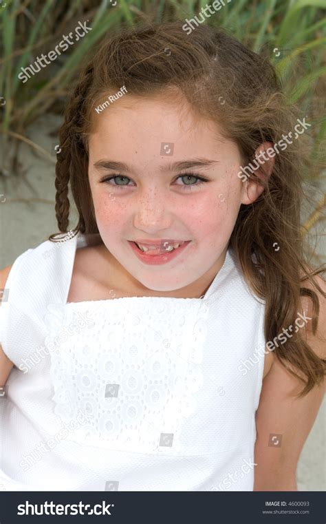 Young Girl Beach White Stock Photo 4600093 Shutterstock