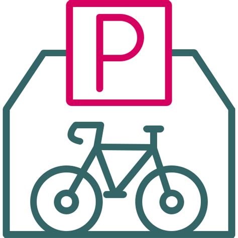 Bike Parking Free Transport Icons
