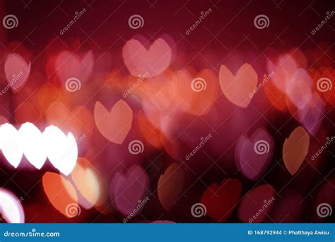 Blurred Heart Bokeh Texture Wallpapers And Backgrounds Stock Photo
