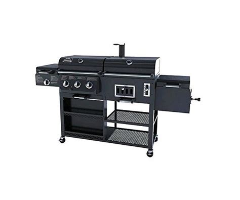 4 In 1 Gas And Charcoal Grillsmoker