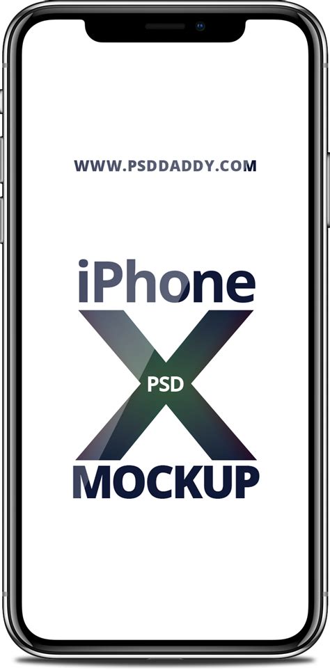 How to make iphone x mockups for free? Download iPhone X PSD Mockup | PsdDaddy.com