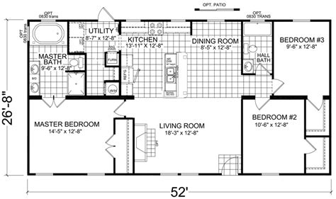 Old Fleetwood Mobile Home Floor Plans - House Design Ideas