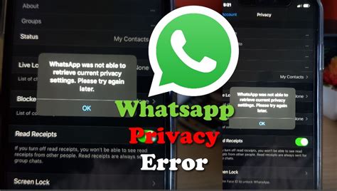 Последние твиты от whatsapp (@whatsapp). Whatsapp was not able to retrieve current privacy settings Fix - BlogTechTips