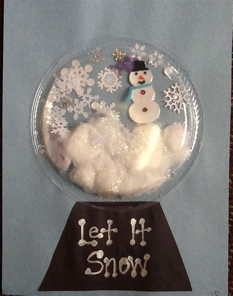 Snow Globe Craft Project Adventure Learning Center