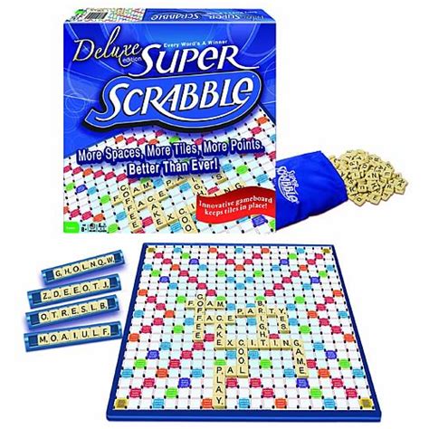 Super Scrabble Deluxe Edition Game Entertainment Earth