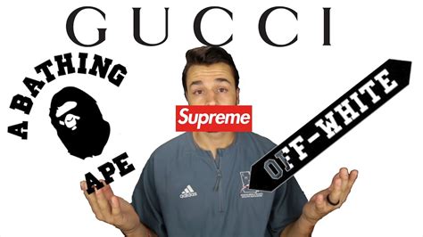 Why I Dont Wear Supreme Bape Off White And Gucci Youtube