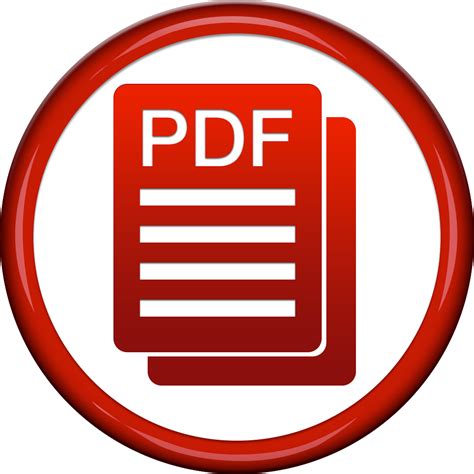 Pdf Icon Png Transparent Imagesee