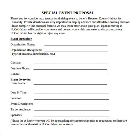 Fundraising Event Planning Template