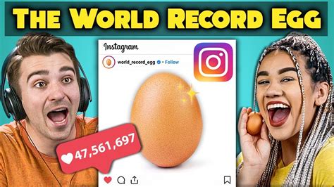 College Kids React To World Record Egg Vs Kylie Jenner Most Liked