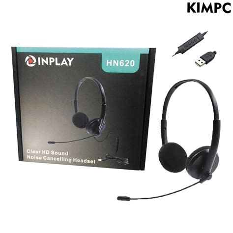 InPlay HN USB Type Noise Cancelling Headset With Mute Function