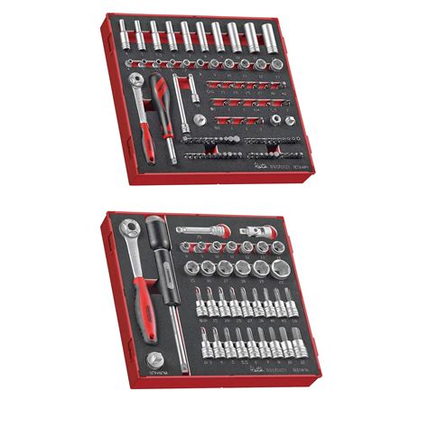 Teng Tools 183 Piece Complete Mixed Eva Foam Service Tool Kit With Bla