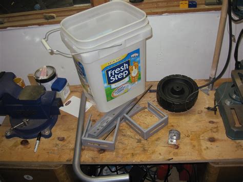 5 Gallon Bucket Cart Aka Excrement Express 8 Steps Instructables