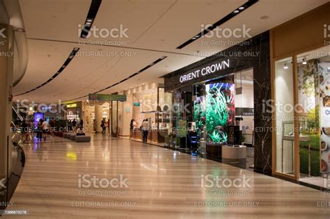 Interior Of The Jewal Changi Airport In Singapore Stock Photo