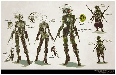 Trent Kaniuga Cyborg Ninja Concept Art