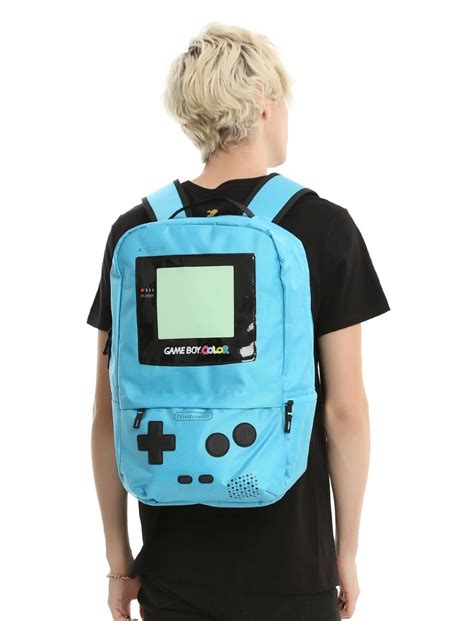 Nintendo Game Boy Color Blue Backpack Hot Topic