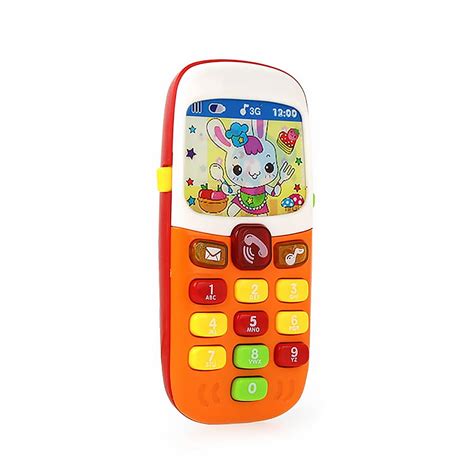 1 Pc Electronic Toy Phone Kids Mobile Phone Cellphone Educational