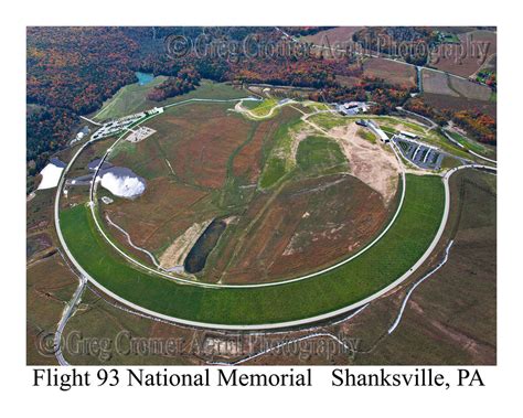 Aerial Photo Of Flight 93 Memorial Shanksville Pennsylvania