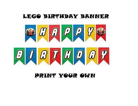 Happybirthdaylegobannerprintable Happy Birthday Signs Lego