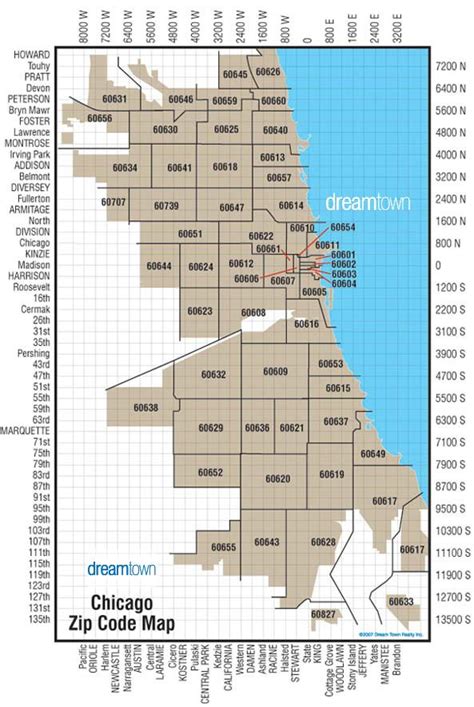 Chicago Zip Code Map Chicago Neighborhoods Chicago Map Zip Code Map