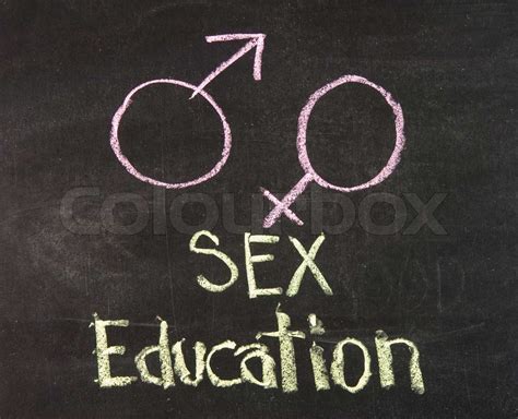 chalk drawing sex education stock image colourbox