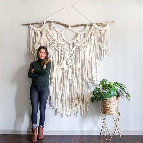 Jul 08, 2020 · start by deciding the size of your tapestry. The Dope Rope Extra Large 6 ft wide Macrame Wall Hanging ...