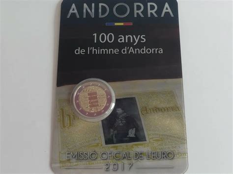 Andorre 2 Euro Commémorative 2017 100e Anniversaire De Lhymne De L
