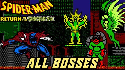 Spider Man Return Of The Sinister Six All Bosses No Damage YouTube