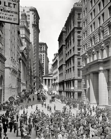 Wall Street In 1906 Amazing Detail Nyc History Shorpy Historical