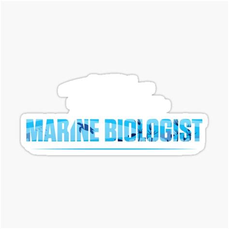 Marine Biologist Marine Biology Sticker For Sale By Lars322 Redbubble